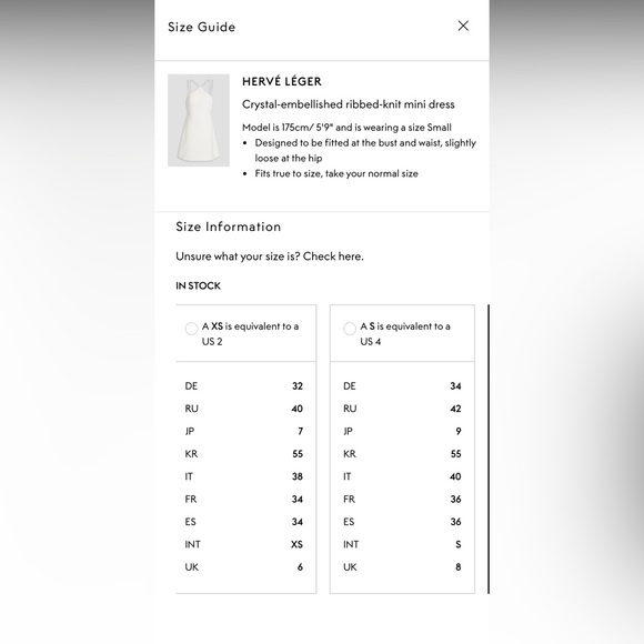 HERVÉ LÉGER
Crystal-embellished ribbed-knit mini dress - Picture 7 of 8